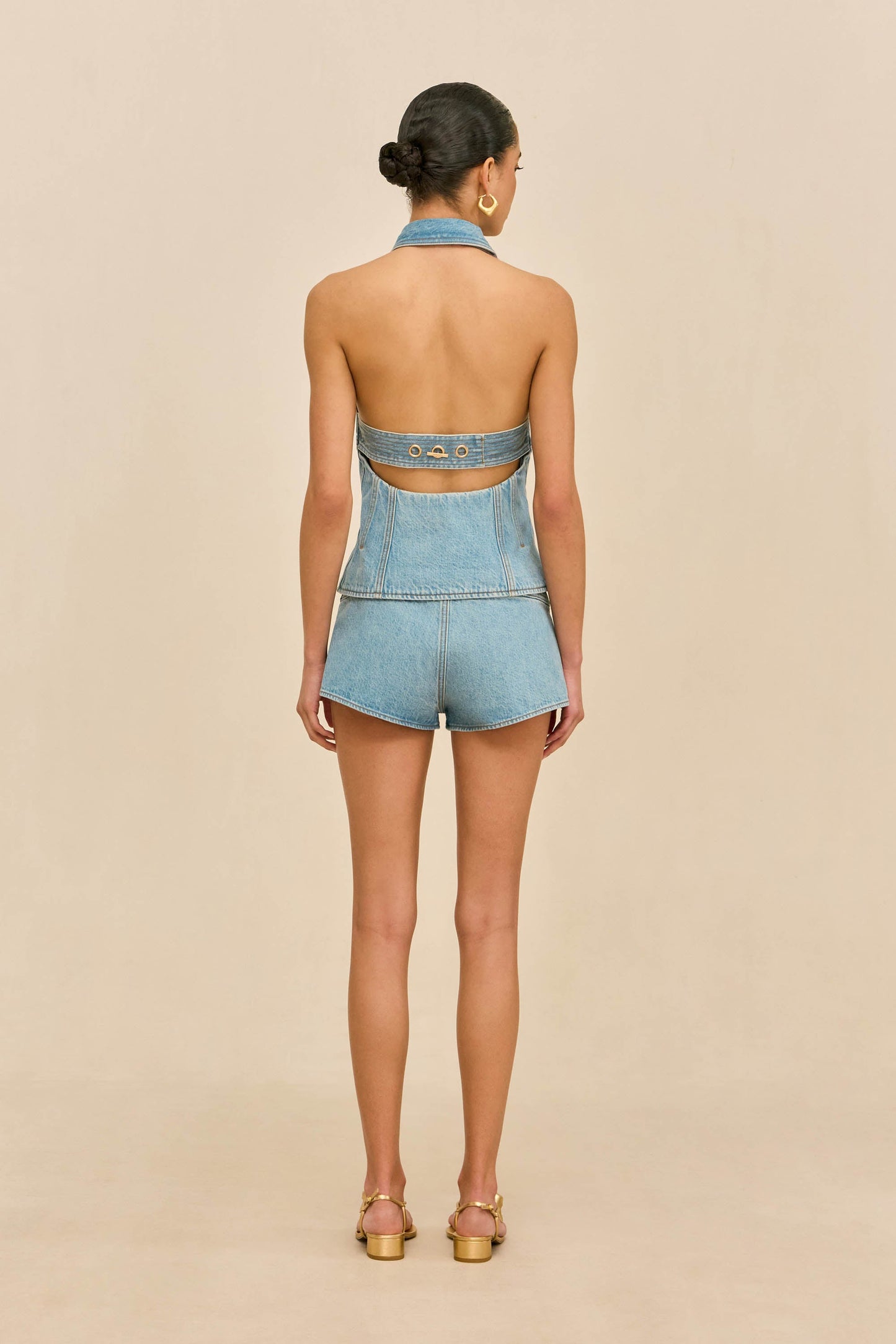 DENNY DENIM SHORT - VINTAGE BLUE