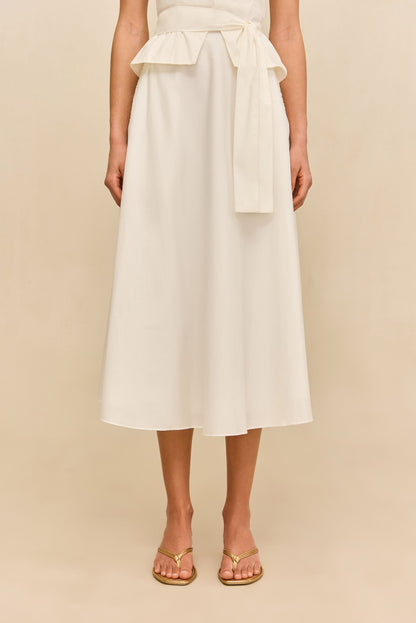 ELY SKIRT - OFF WHITE