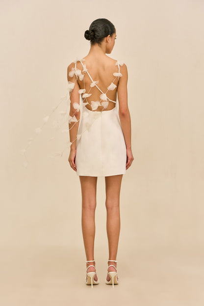 TARA DRESS - OFF WHITE