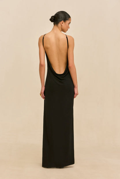 VAELA GOWN - BLACK