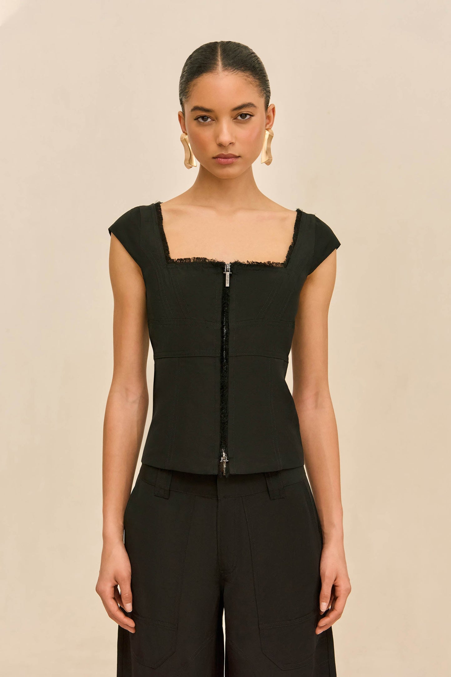 CELESTIA TOP - BLACK