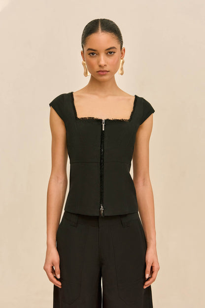 CELESTIA TOP - BLACK