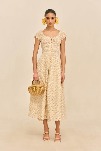 LEYO DRESS - SESAME MULTI