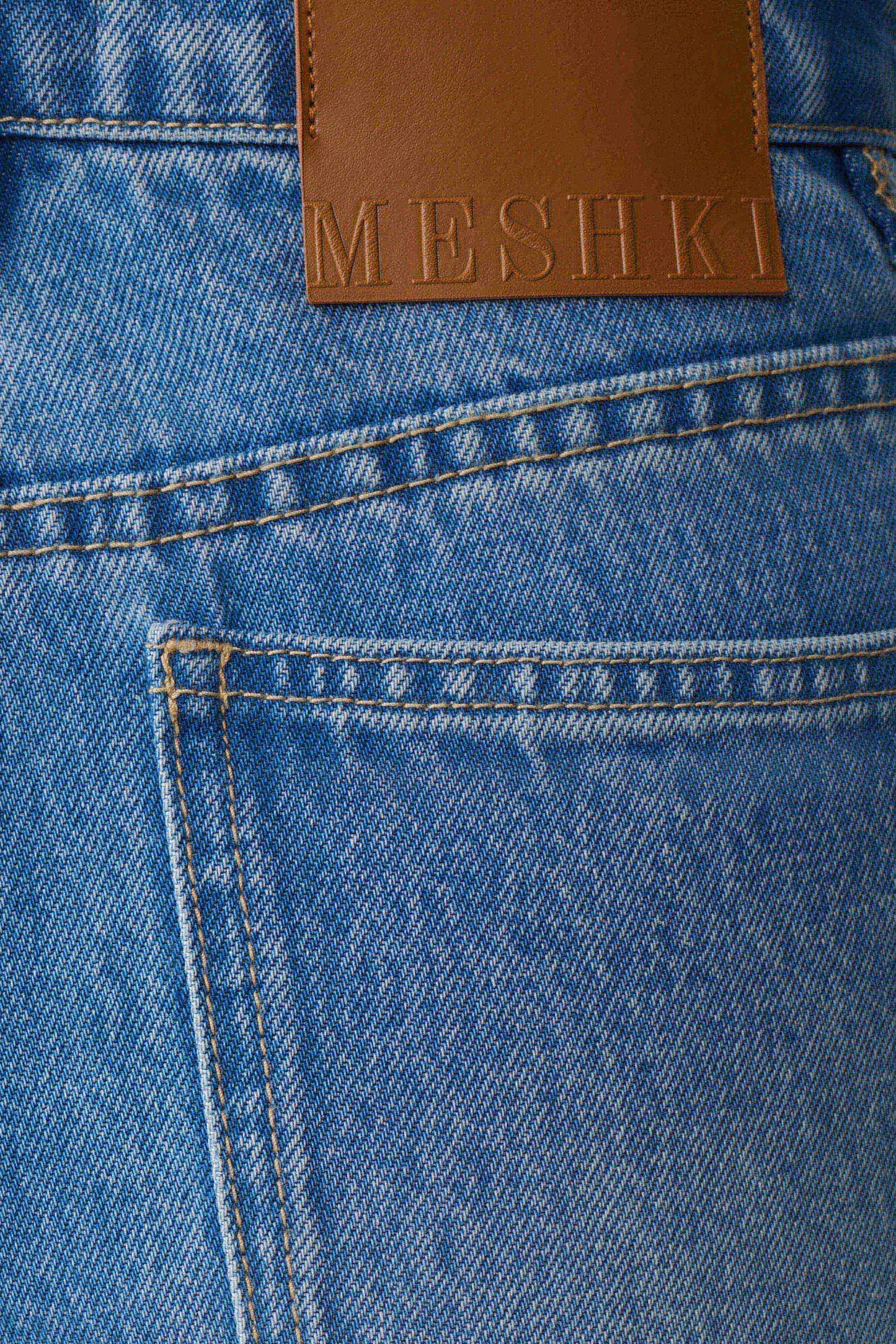 Bobby Oversized Jean With Front Pleat - Summer Blue