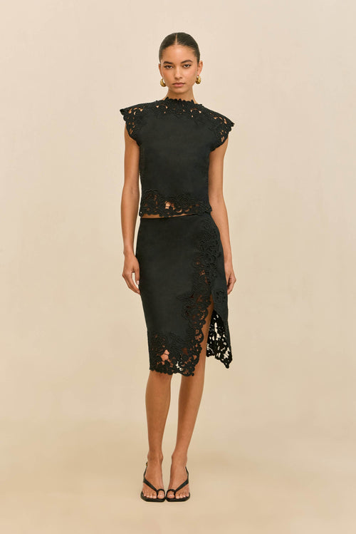 SHAYA SKIRT - BLACK
