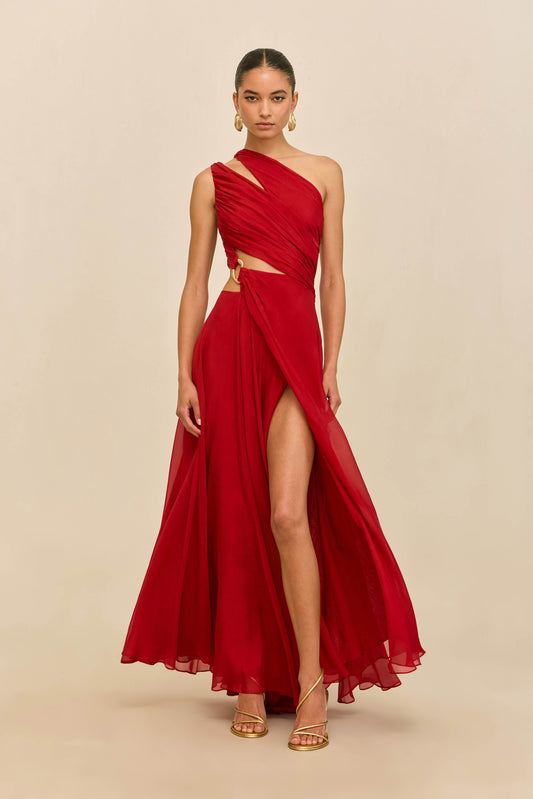 ZAN GOWN - MERLOT