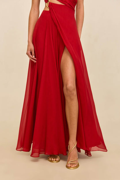 ZAN GOWN - MERLOT