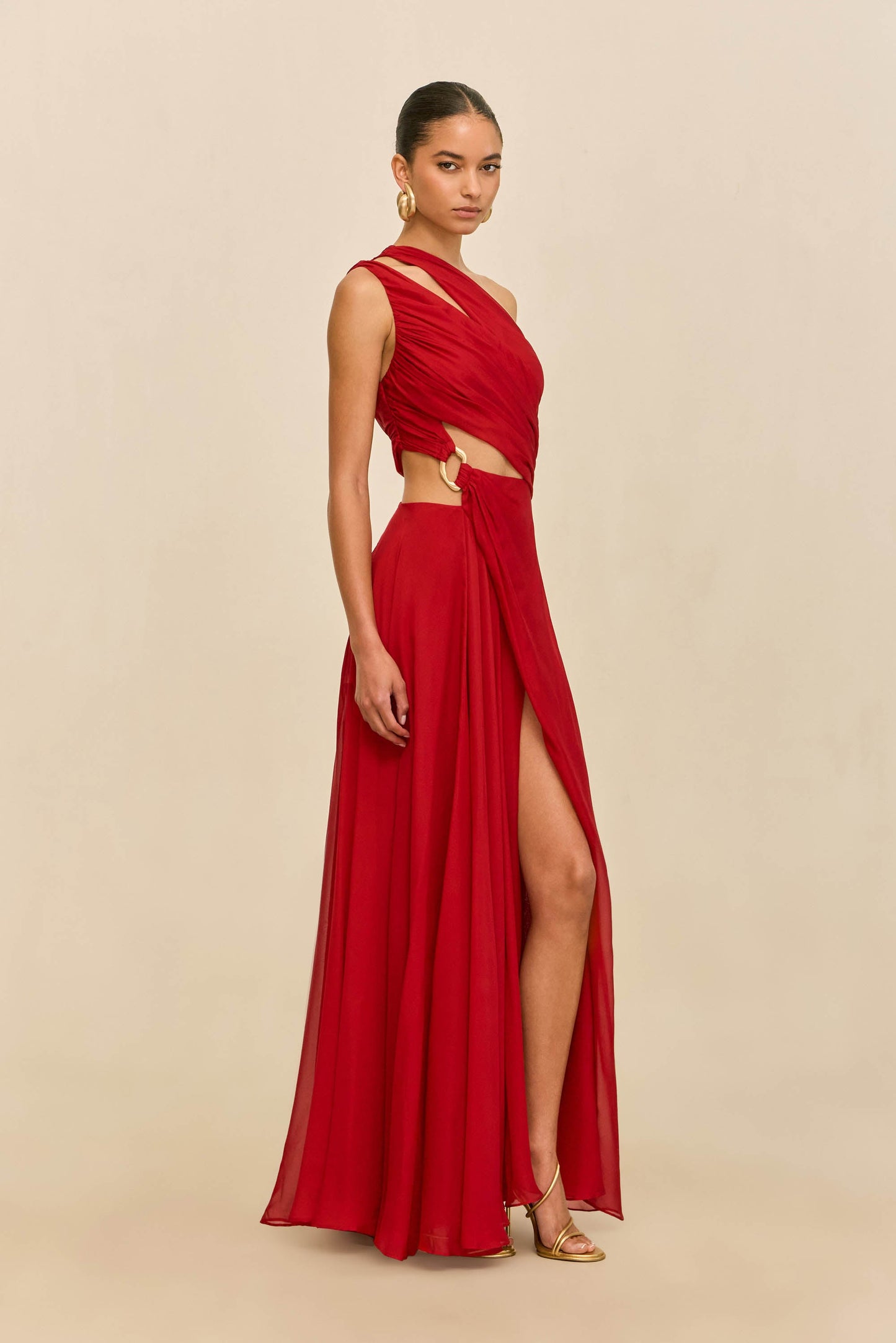 ZAN GOWN - MERLOT
