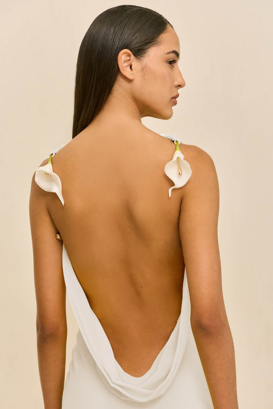 CELESTINA GOWN - OFF WHITE