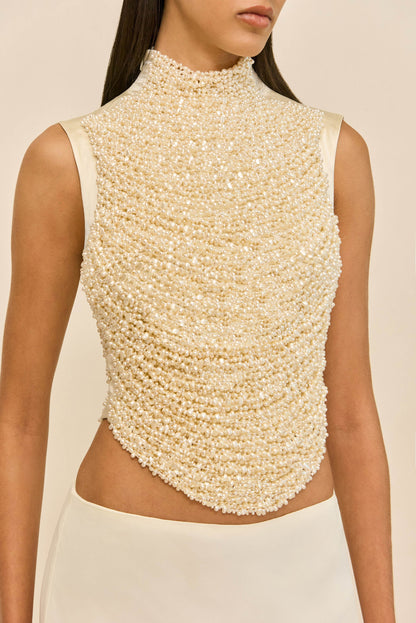 TARAJI TOP - PEARL