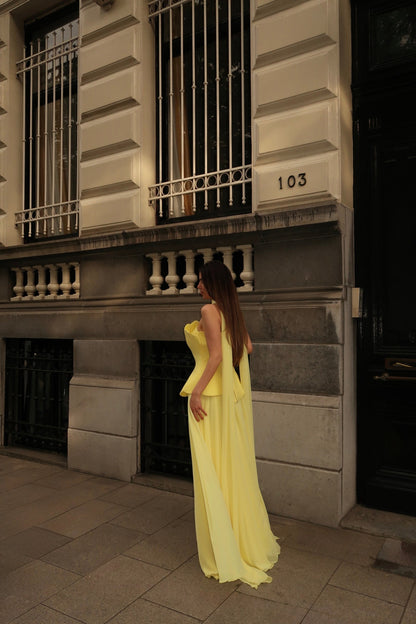 The Denola dress yellow