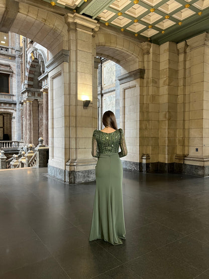 The Anna dress khaki
