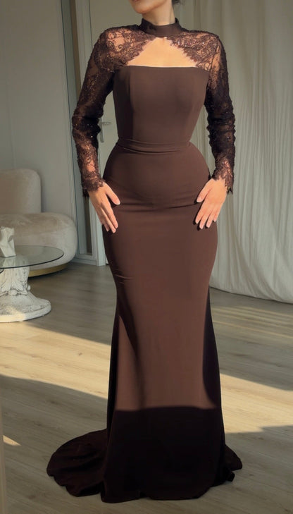 The Laveya dress brown