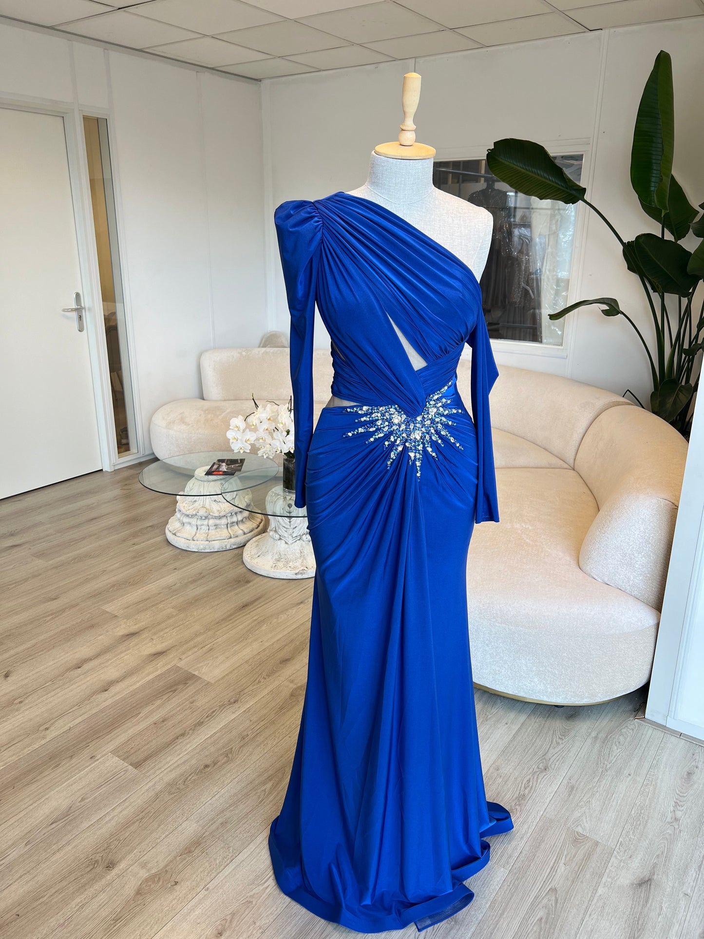 The Melissa dress blue