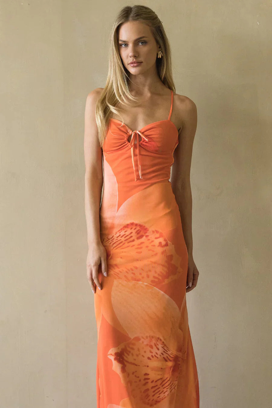 Chelley Keyhole Maxi Dress