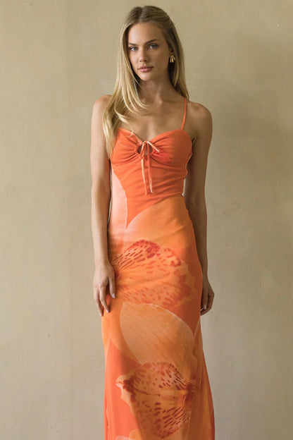 Chelley Keyhole Maxi Dress