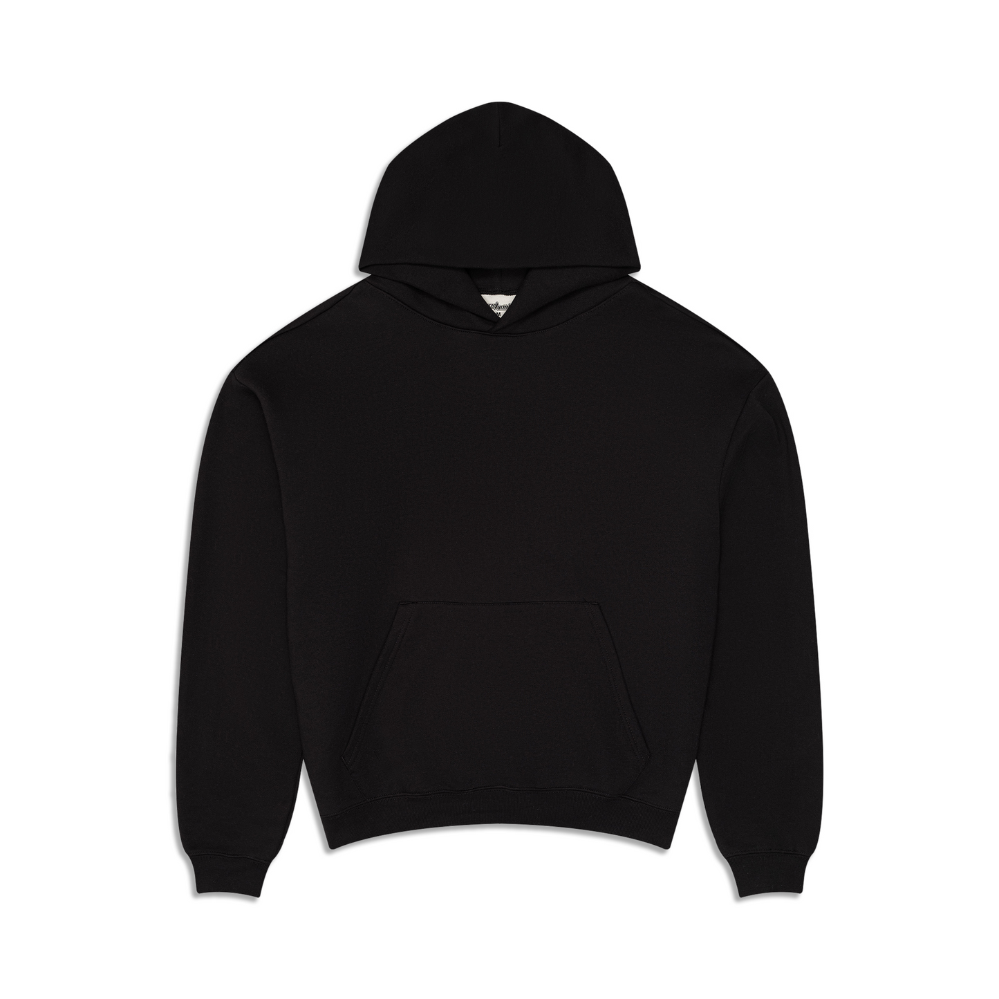 350 GSM 'Black' Fleece Hoodie