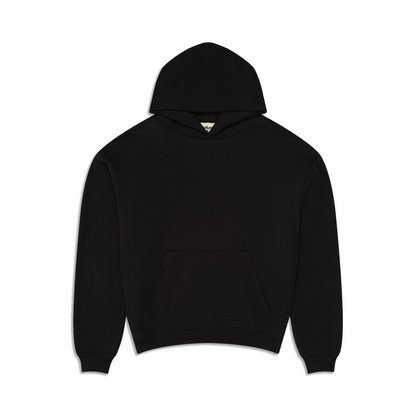350 GSM 'Black' Fleece Hoodie