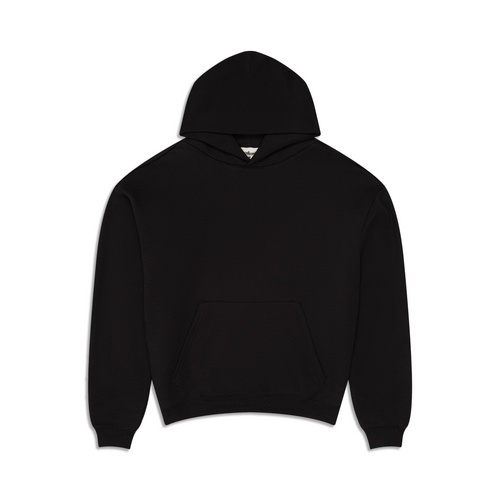 350 GSM 'Black' Fleece Hoodie