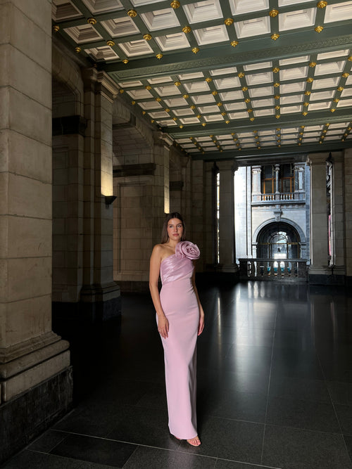 The Rozerin dress pink