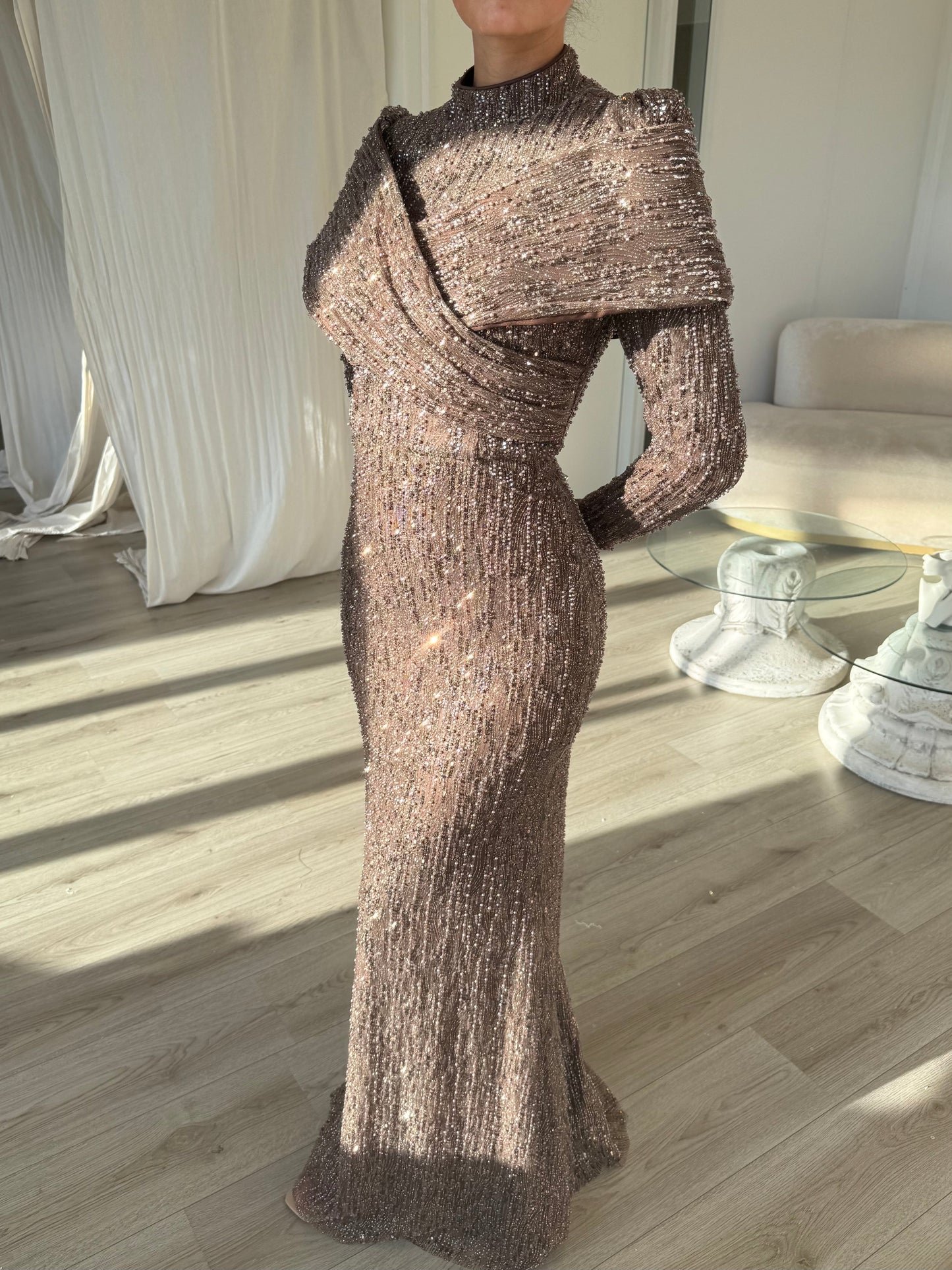 The Venor dress brown