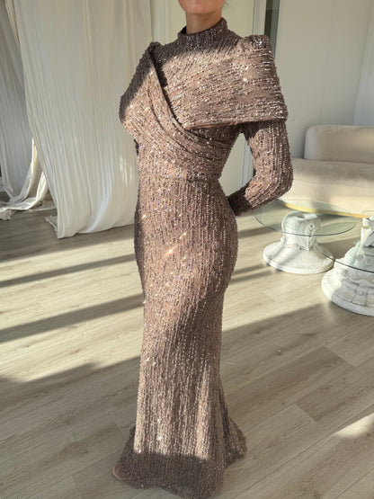 The Venor dress brown