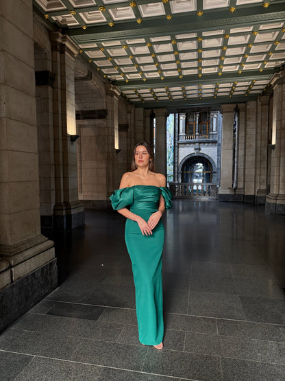 The Coco dress green