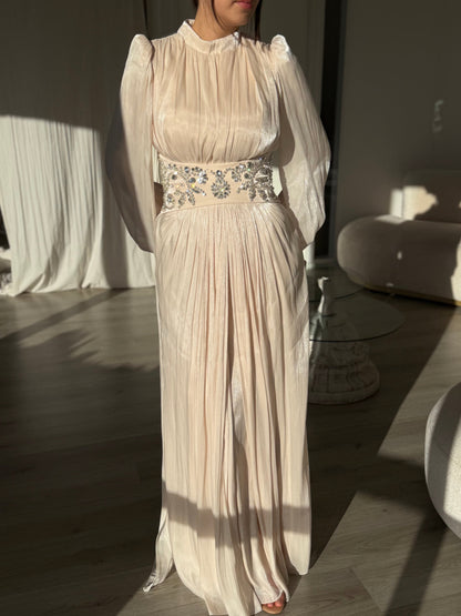 The Valira dress beige
