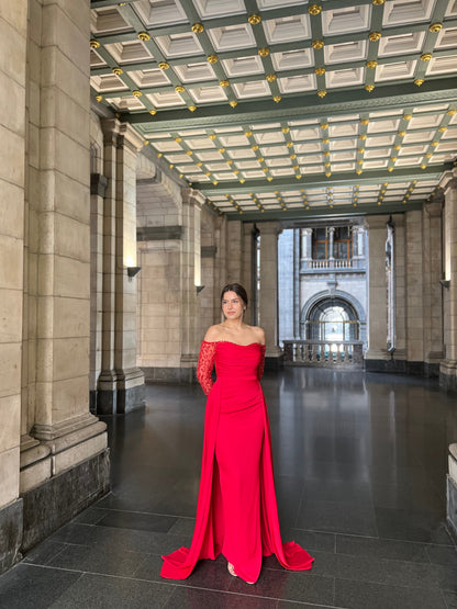 The Asiya dress red