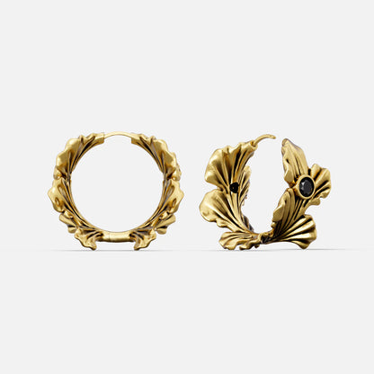 BOTANICAL GINKGO EARRINGS