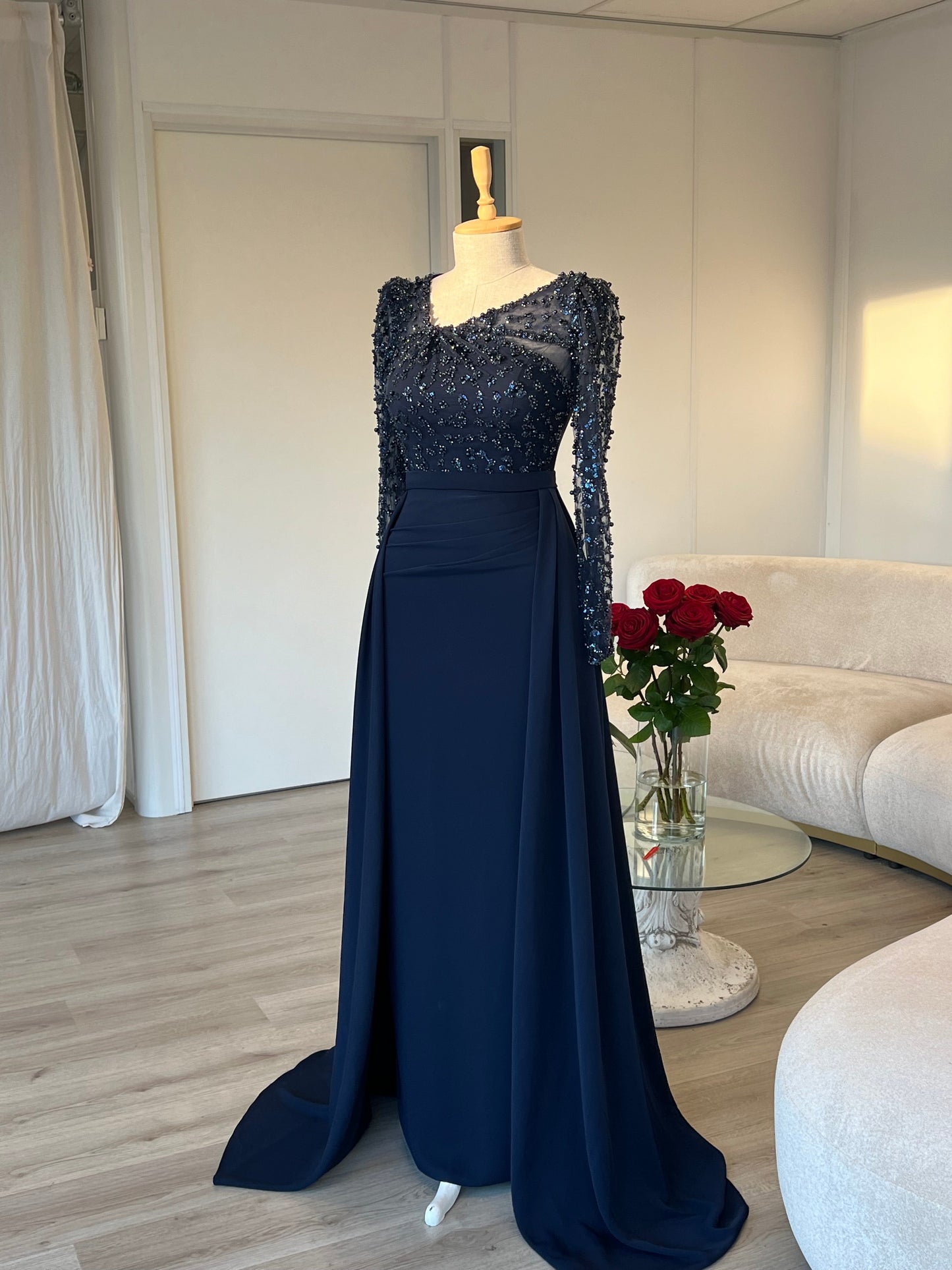 The Zara dress navy blue