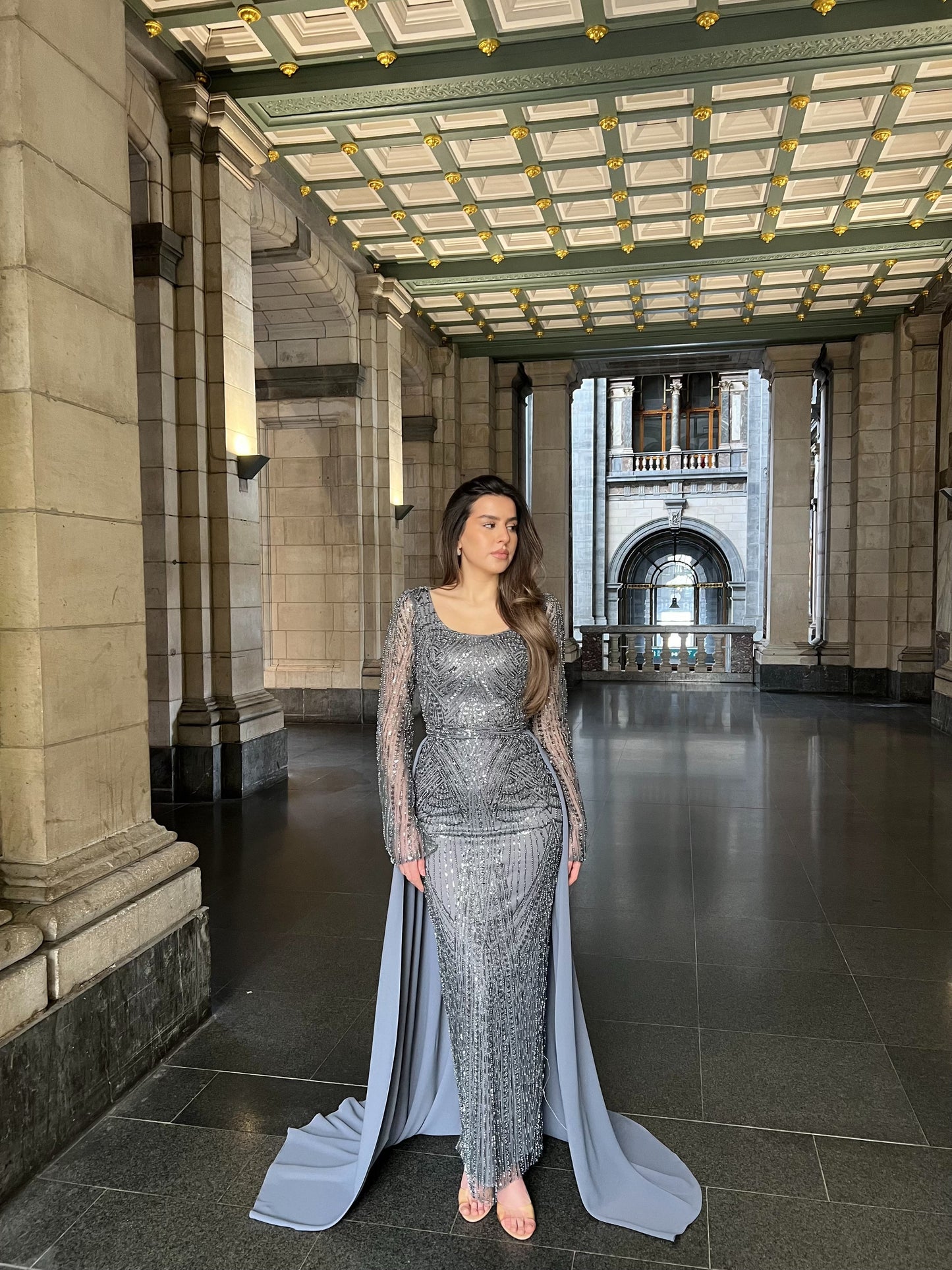 The Armila dress grey