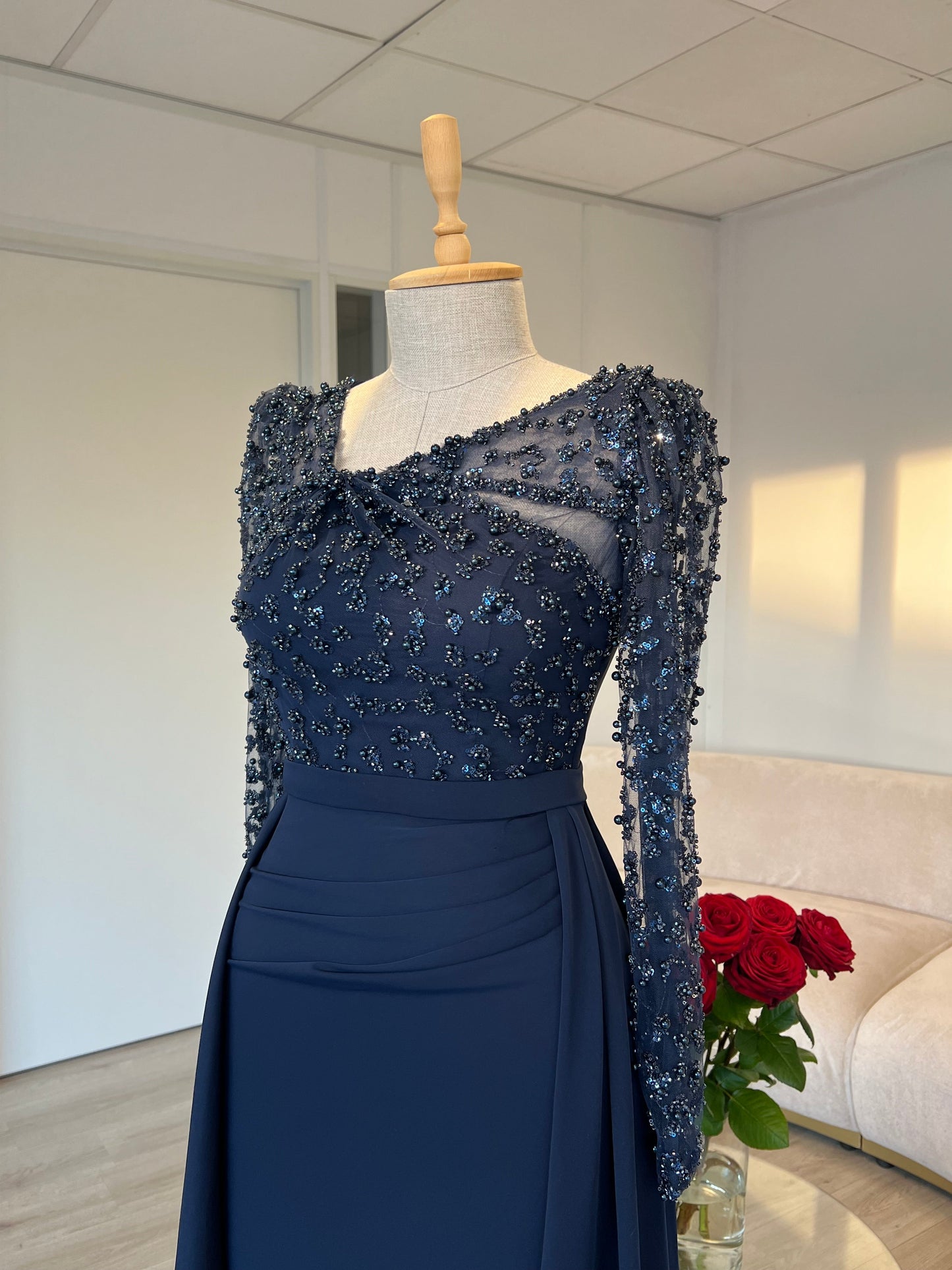 The Zara dress navy blue