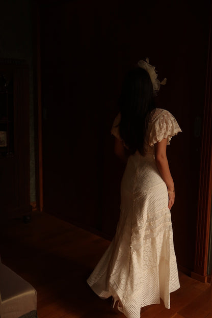 The Rosalina dress ivory