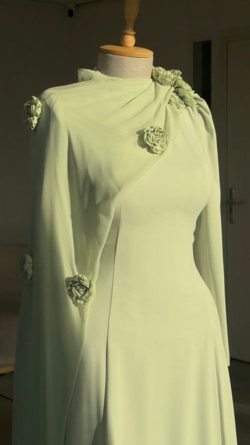 The Iris dress mint