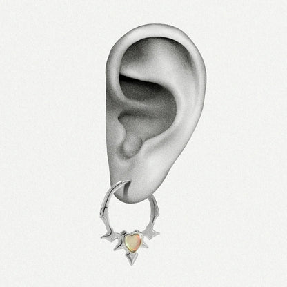 BLAZING HEART EARRINGS