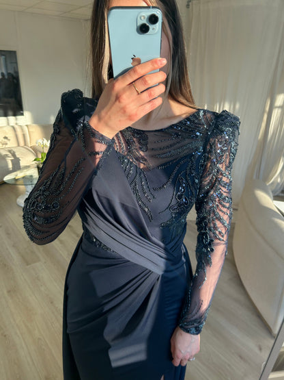 The Sura dress blue