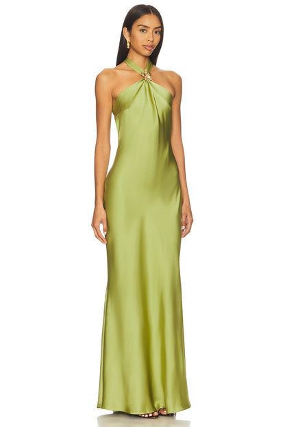 Chara Low Cross Back Maxi Dress