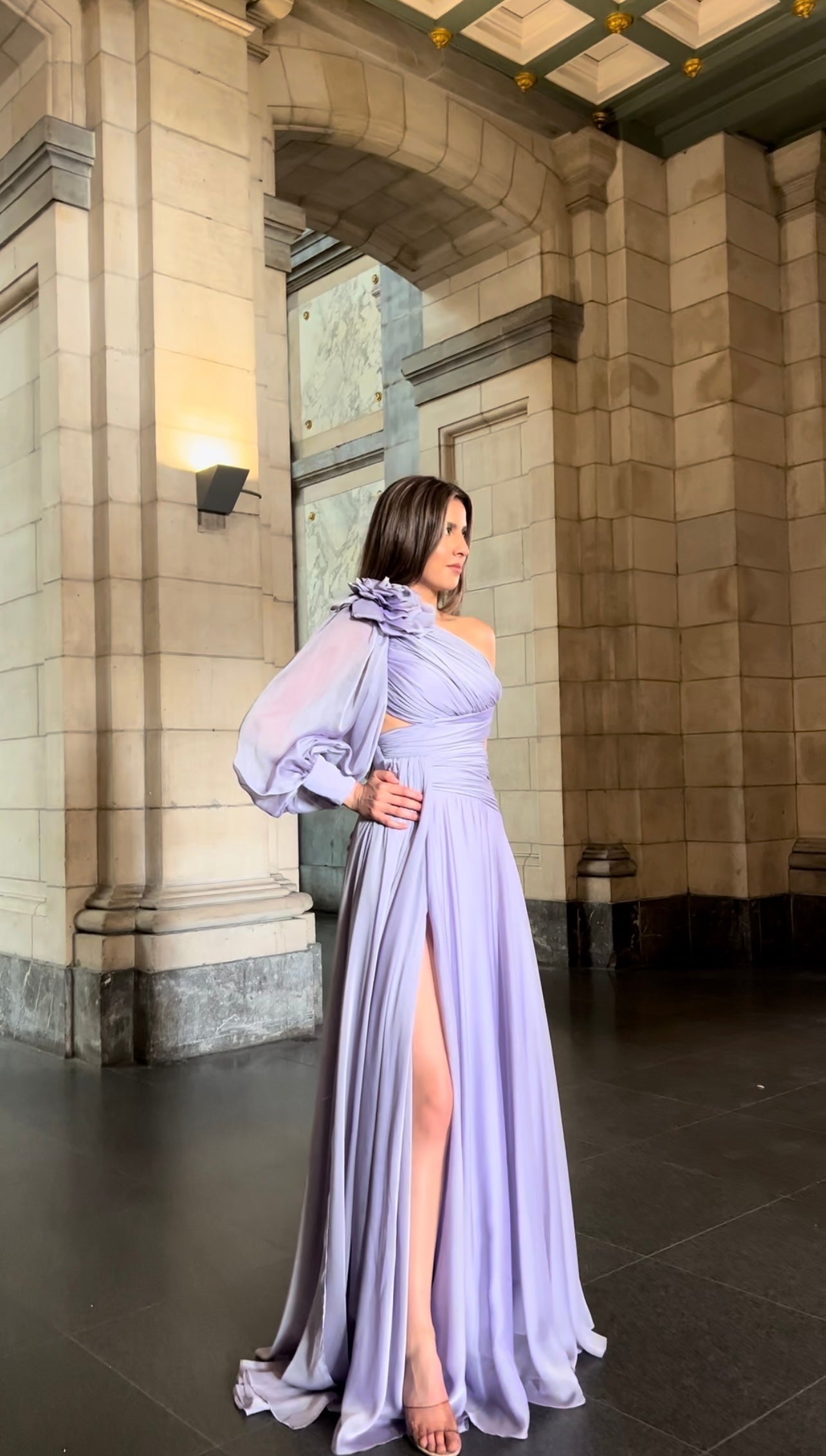 The Hira dress lilac
