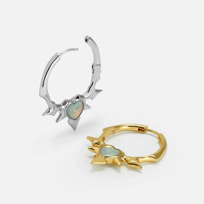 BLAZING HEART EARRINGS