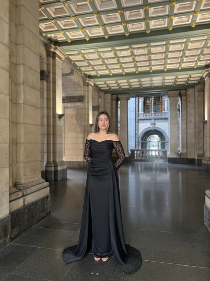 The Asiya dress black