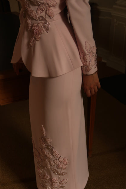 The Vivienne dress soft pink