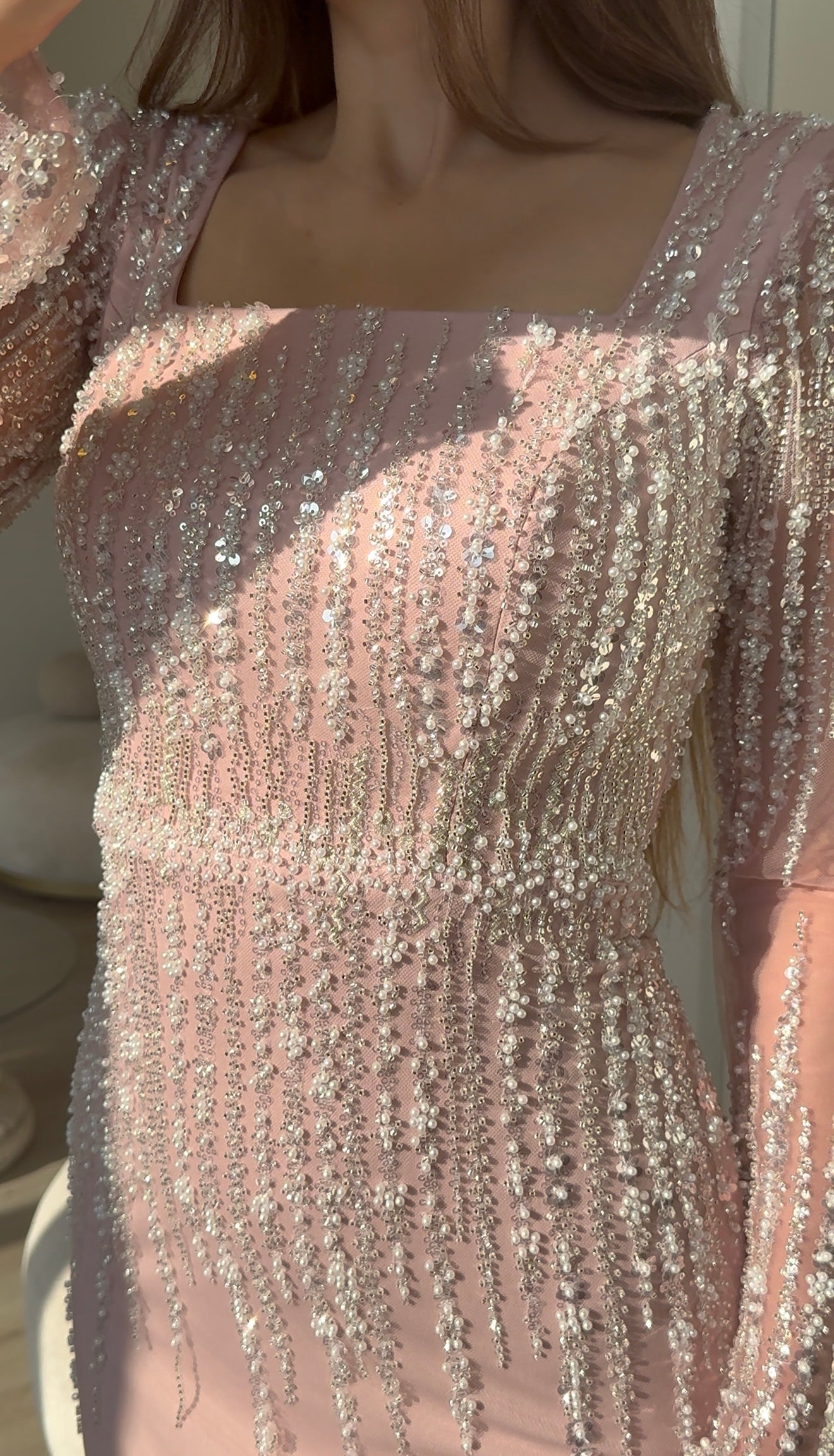 The Mirsu dress soft pink