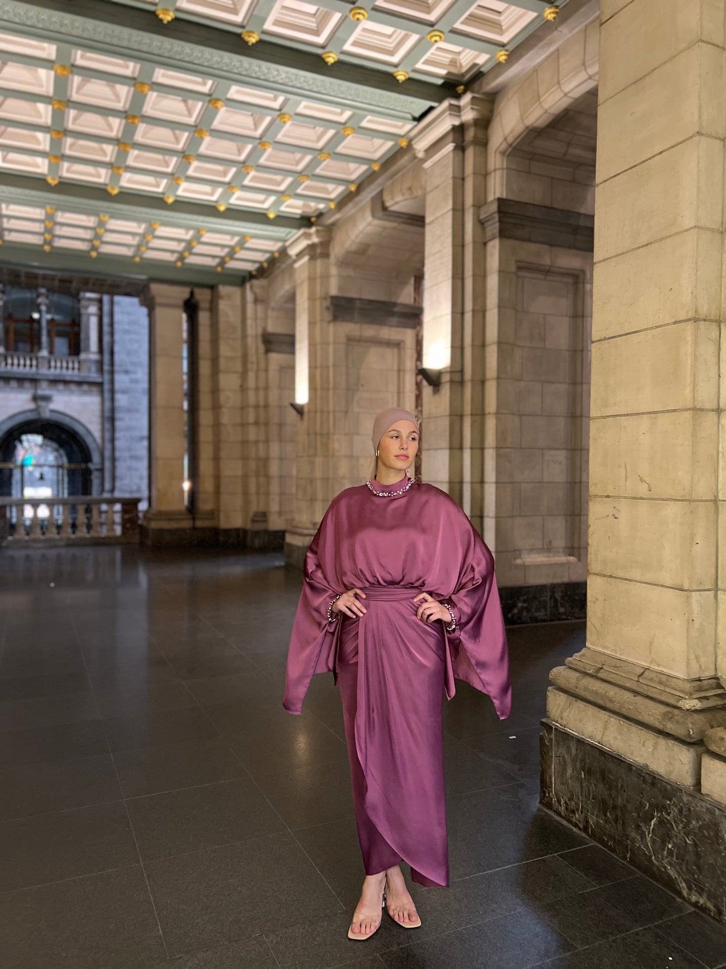 The Doa dress purple