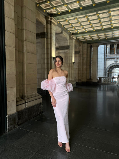 The Marilyn dress soft pink