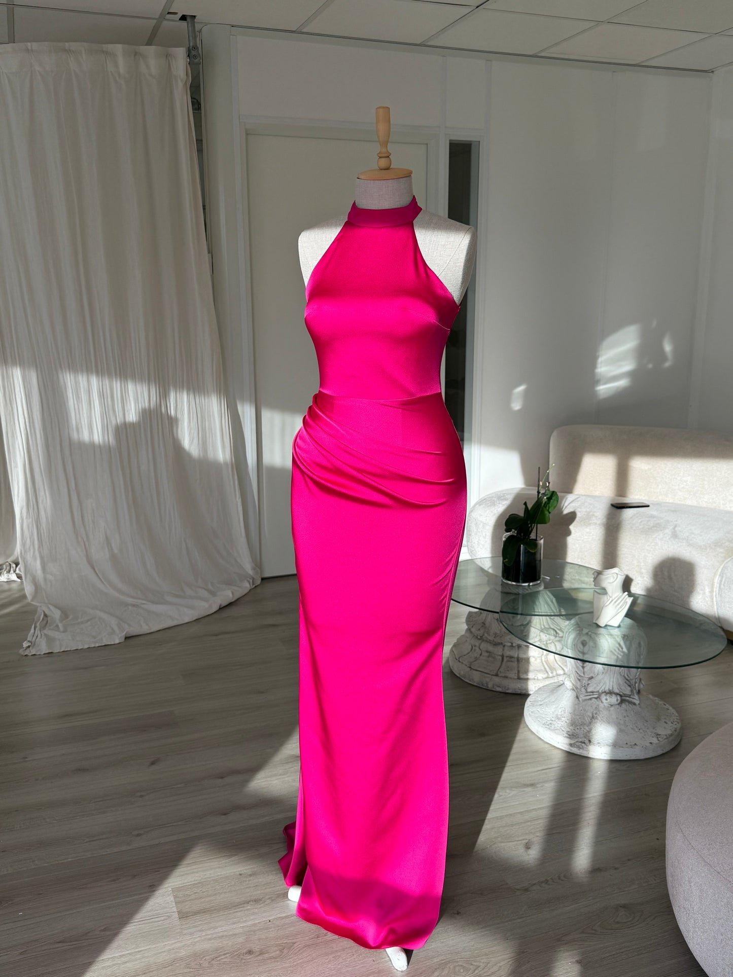 The Sophie dress fusia