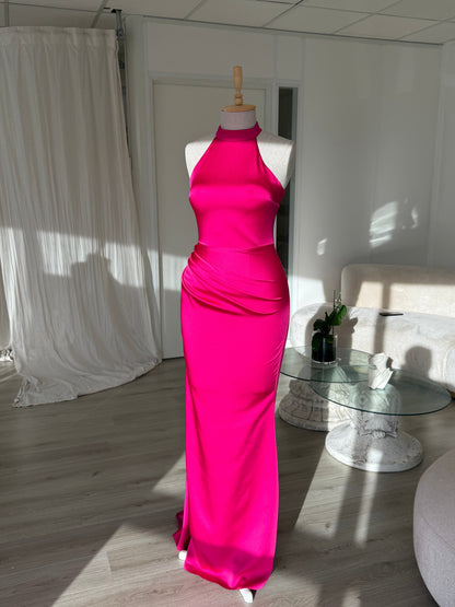 The Sophie dress fusia