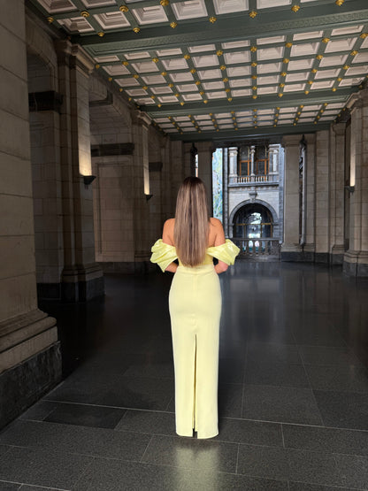 The Coco dress yellow