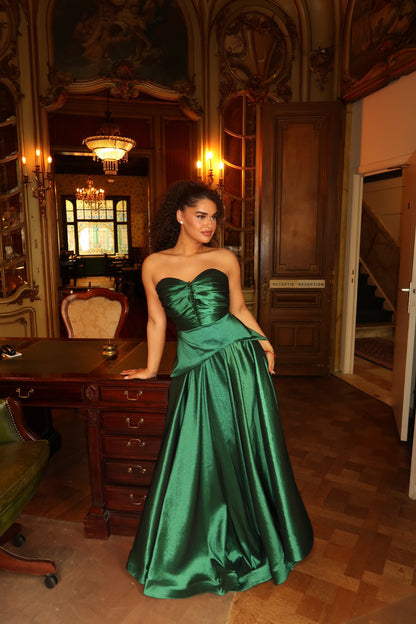 The Bluz dress dark green