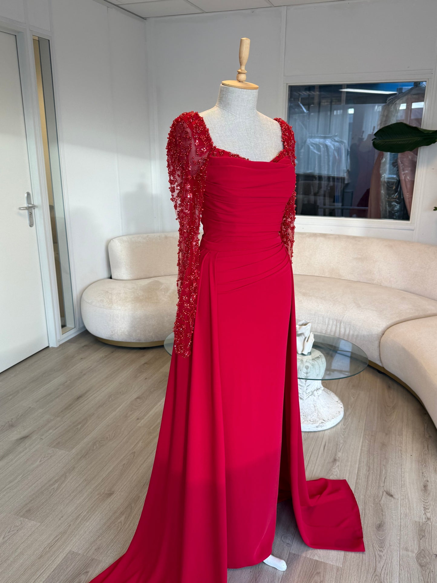 The Asena dress red